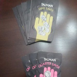 VINTAGE DIME AND QUARTER BANK SAVINGS BOOK